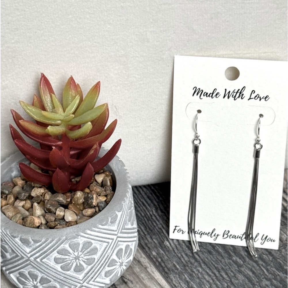 Handcrafted Sterling Silver Dangle Earrings